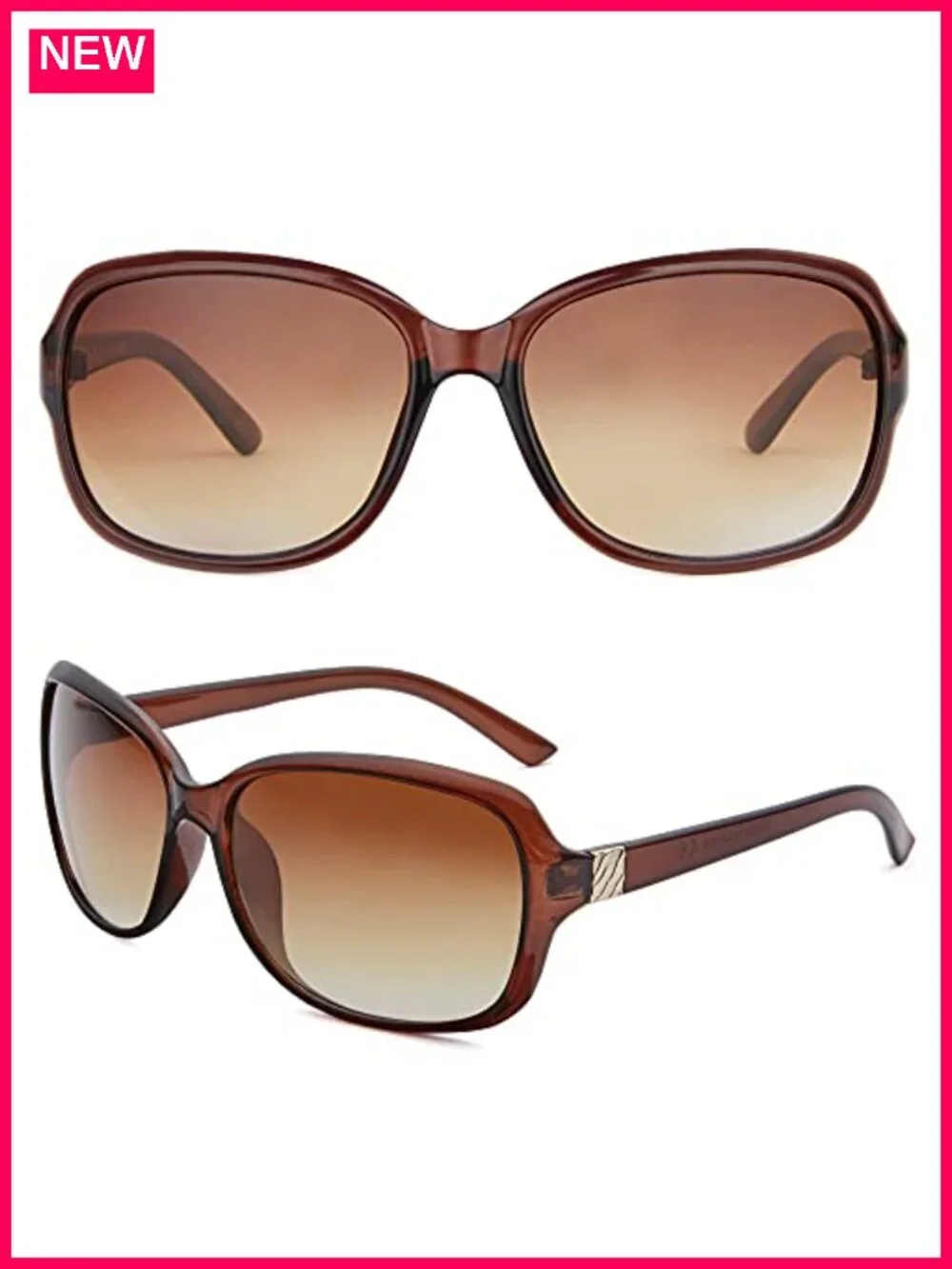 Vintage Style Sunglasses for Women, 2 Pack with UV400 Protection